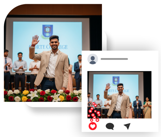 Celebrity Guests Share Those Moments with QR Code Photo Sharing