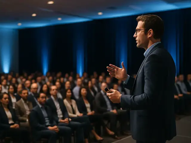 Corporate Event with QRcode photo sharing