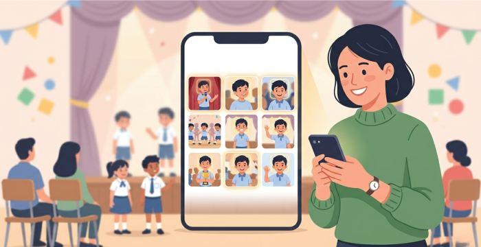 AI-Powered Photo Sharing for School Events