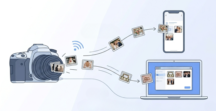 Camera to Device Transfer