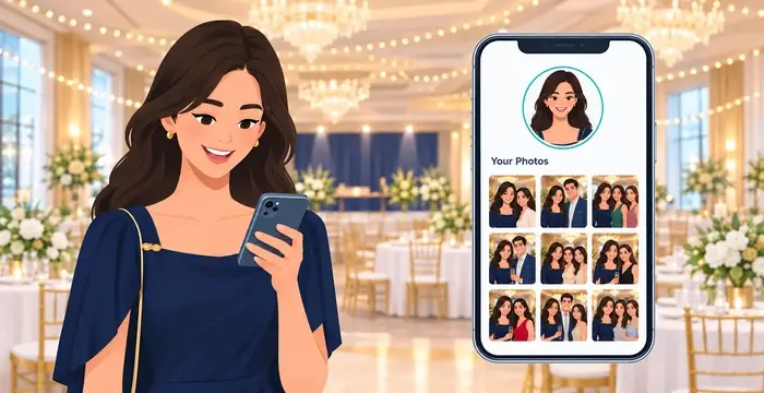Secure face recognition photo sharing with encrypted facial data and private selfie matching