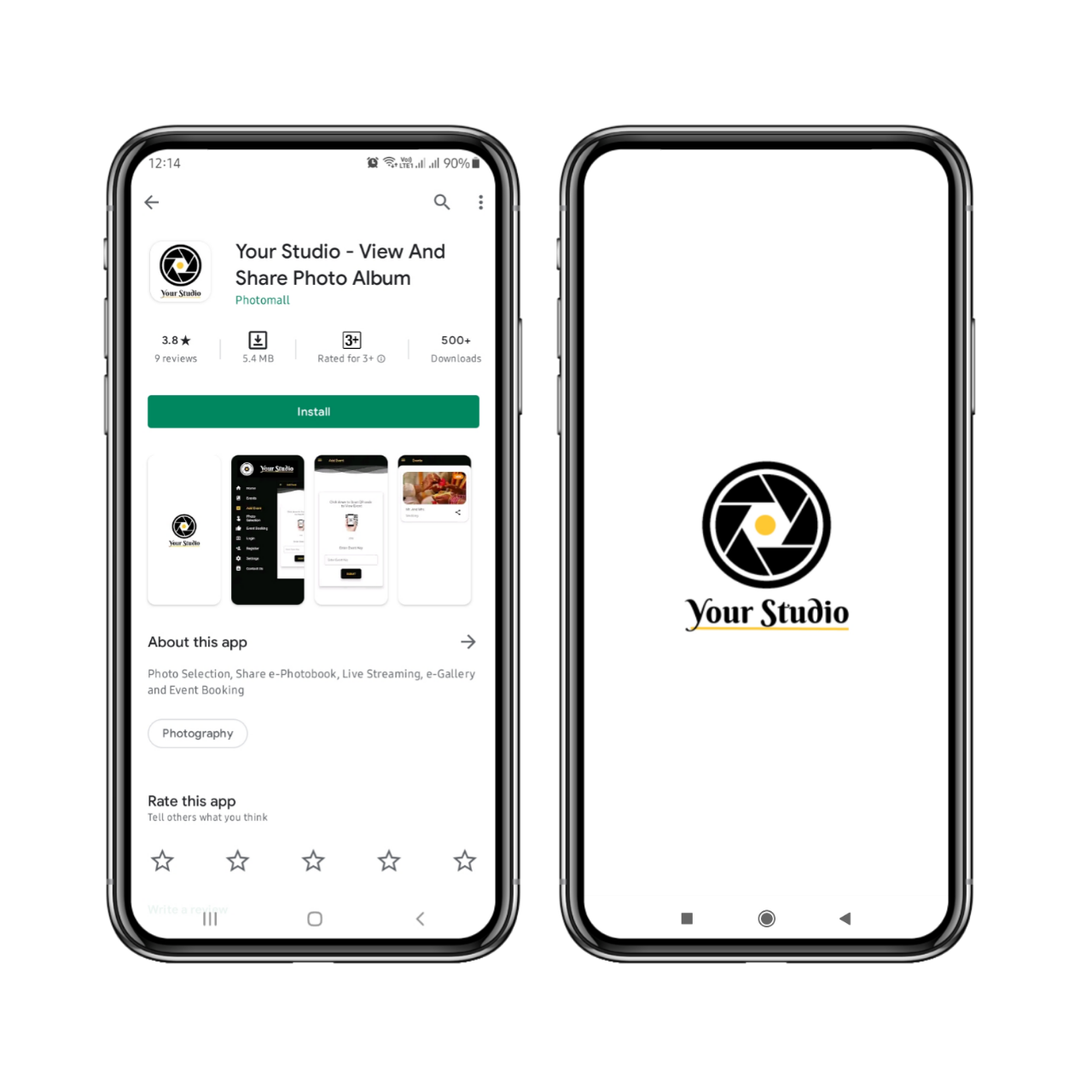 Mobile App Home Page