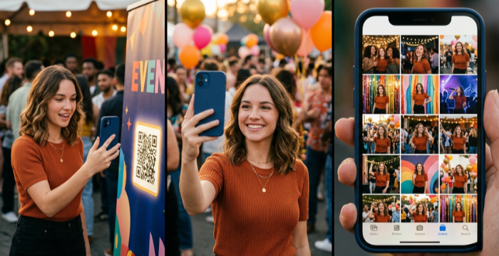 How Live Photo Sharing Works During Events