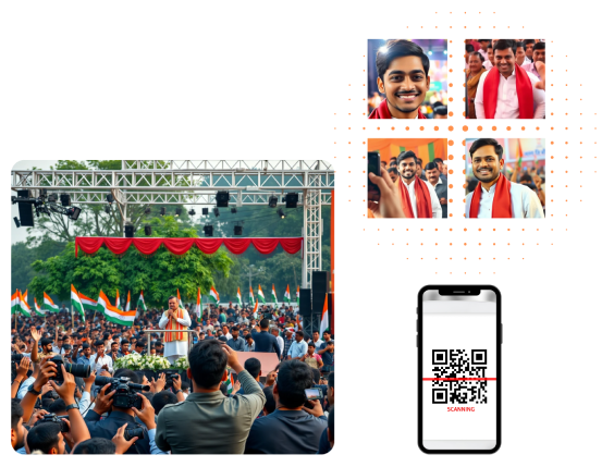 Make Your Political Events Powerful with QR Code Photo Sharing