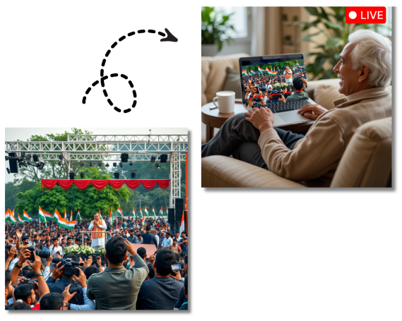 Make Your Political Event More Engaging Through Live Streaming